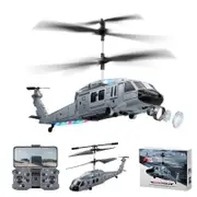Remote Control Helicopter Obstacle Avoidance With 1080P Camera,2.4GHz 3.5CH RC Helicopter With LED Lights, OneKey Take Off Landing,Altitude Hold,Gy...