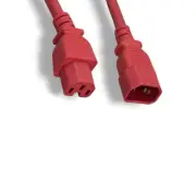 3Ft RED Power Cord for Cisco Catalyst 3850-24 3850-48 Jumper Cord to PDU UPS