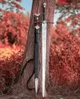Anduril Sword Lord Of Rings Sword Staider Sword Custom Replica Sword & Scabbard