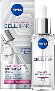 NIVEA Cellular Expert Filler Hyaluronic Replumping Serum 30ml | Plump & Hydrate Skin | For All Skin Types | 20% Glycerin & Hyaluronic Acid complex | Lightweight | Restores Bounce