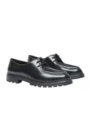 SAINT LAURENT Men's Black Leather Loafers New