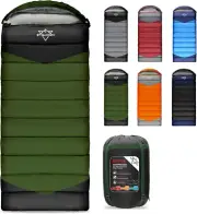 0 Degree Winter Sleeping Bags for Adults, Cold Weather Portable Lightweight for