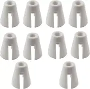 10PCS White Plastic Coil Claw Thread Spool Cone Holder Sewing Accessories for Ja