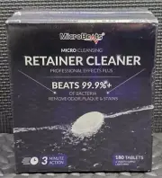 Retainer Cleanser Tablets Invisalign Cleaner 180 Count 6 Month Supply Exp: 11/26