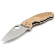 Spyderco Tenacious FRN - Modern Lightweight Folding Knife 8Cr13MoV - Tan - EDC