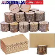 10/100 Wooden Table Card Holder Stand Number Place Name Menu Wedding Party Decor