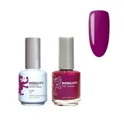 Lechat Nobility NBCS017 Plum - UV LED Gel & Nail Polish Lacquer Duo 15ml