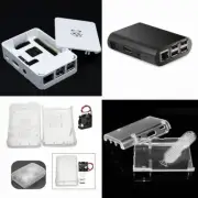 ABS Cover Box Case For Raspberry Pi 3, 2 Transparent&Cooling Fan/White/Black