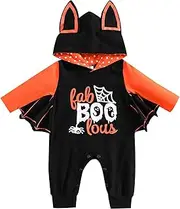 maxToonrain Baby Halloween Costumes My First Halloween Outfit Long Sleeve Romper One-piece Bodysuit for 0-12 Month Toddlers