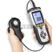 NEW CEM DT-8809A Handheld Light Meter Range 400,000Lux Data Log 99 USB #