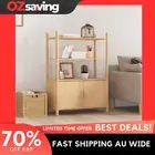 Highboard storage cabinet engineered wood 80x40x121 cm white durable 5701