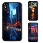 Hybrid Covers For iPhone XS 11 12 13 14 15 16 Pro Max futuristic city Chicago US