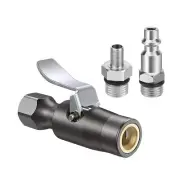200PSI Tire Inflator Lock-on Air Chuck 1/4" Female NPT Fits For Schrader Valve