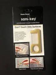 Home Smart Sani-Key No Touch Copper Coated Stylus Anti Microbial New