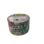 Scotch Expressions Washi Tape 3M 1. 18" x 393" (10.9YD) C314-P1 Stamps