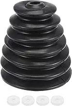 uxcell Rubber Drill Dust Cover Collector, for Electric Hammer Impact Drill Ash Bowl, Device Tool Accessories, Black