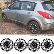 For Nissan Versa 15" Set of 4 Hubcaps Wheel Covers fit R15 Tire & Steel Wheel (for: Nissan)