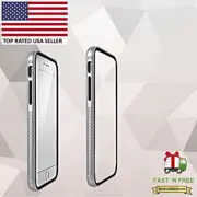 Etshaim Venthole Metal Bumper Silver Case Cover for iPhone 8 Plus iPhone 7 Plus