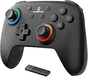BuLuHAHA RG P01 Controller für PC Android IOS Steam Switch Gamepad Bluetooth RGB Hall Effect Joystick XBOX Game Controller ANBERNIC RGP01 mit Gyroscope Dual Vibration Dauerfeuer funktion