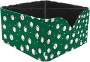 Desk Organizers and Accessories,Storage Box,Desk Organization,1-Pc,Baseball and Green Background