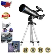 Portable 70mm Aperture 400mm Telescope for Kids & Beginners - Eye-Catching Gift