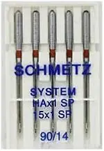 Schmetz HAX1SP 15X1SP Special Super Stretch Serger Needles - 5 Pack (Size 90/14)