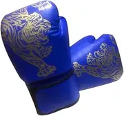 Oshhni Boxing Gloves, Half Finger,Multipurpose Adjustable Hand Guard Sparring Gloves Fight Training Mitts for Punching Bag Training