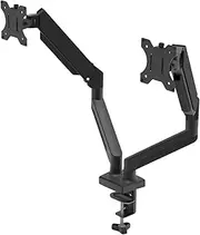 Ronyme Dual Monitor Mount, Adjustable Universal Dual Monitor Stand, Easy Installation Display Screen Bracket for Home
