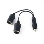 Dual Cigarette Lighter Sockets 12V Car Power Splitter Lead Charger