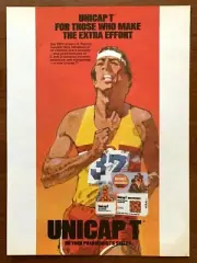 1982 Unicap T High Potency Vitamin Supplement Vintage Print Ad/Poster Running