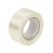 3M 8934 Tartan Filament Tape, Clear, 4 mil, 48 mm x 55 m, Pack of 24