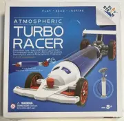 Playstem Atmospheric Turbo Racer Air Powered Toy Race Car Science Kit NEW SEALED