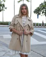 [Belle & Bloom] Whispers of Verona Trench Coat - Light Camel