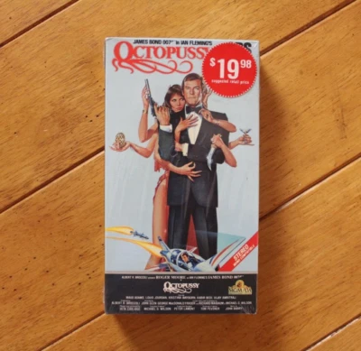 JAMES BOND OCTOPUSSY CBS FOX BETAMAX TAPE [NEW SEALED] WATERMARK RARE SCARCE