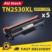 5x Non-OEM Toner for Brother TN2530XL DCP-L2640DW HL-L2445DW MFC-L2800 MFC-L2820