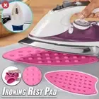 2Pcs Iron Rest Silicone Pad Ironing Board Heat Resistant Mat Dotted Bubbled