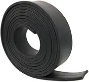 Black Heat Resistant Silicone Rubber Roll Strips Sheeting High Temp 60A, No Adhesive,DIY Gaskets Material, Suitable for Seals, Supports, Pads, Pipeline, Bumpers, Protection,Abrasion (1"x3.3'x1/8")