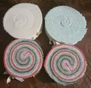 [4] Four Moda Fabrics ~ 1.5” Strips Jelly Rolls (2 Smitten) 2 Unmarked