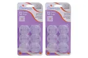 24x Dreambaby Baby Children Safety Outlet Power Adapter Plugs Cover AU NZ Clear