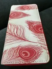 Heimish Feather red & white NEW with tags.
