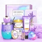 Thoughtful Self-Care Gift Set with Wine Tumbler for Her