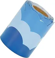 Gogogmee Sky Border Sticker Roll Chalkboard Wall Trim Strips Rolled Classroom Border for School Decor Easy Apply