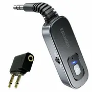 Bluetooth Receiver for Car,Noise Cancelling 3.5mm AUX Bluetooth Car Adapter,Wireless Audio Receiver Transmitter for Home Stereo/Wired Headphones Airplane