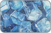 Blue Transparent Ice Cubes Summer Cool mats Self Cooling cat Blankets for Indoor Cats for Bunny Cats Outdoor cat Accessories cama Fria para perro M