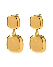 Eye Candy LA Titanium Gali Drop Earrings