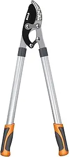 AIRAJ Anvil Hand Lopper 68CM,SK5 Blade/Thickened Aluminium Alloy Material/Non-Slip Handle/Maximum Cutting Diameter 5cm,Branch Cutters for Tree Construction