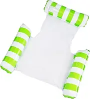 Pool Lounger - Inflatable Pool Floats | Portable Blow up Chair, Quick Inflation Floating Mat Swim Toys for Beach Gear Swimming Accessories
