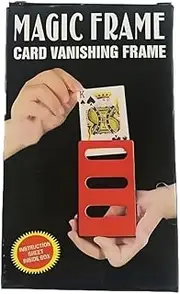 MilesMagic Magician's Card Vanishing Frame Gimmick for Disappearing Card Real Illusion Magic Trick