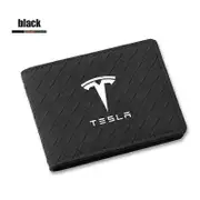 Car Suede Driving Documents Cover Emblem Auto Card Bag For Tesla Model 3 Model S Model X Model Y Roadster B-Black