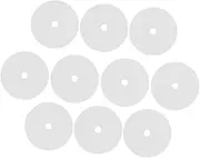 PHENOFICE 10Pcs Sheets Non Stick Silicone Dehydrator Pads Round Food Dryer Mats for Fruit Meat with Center Easy to Clean Lightweight Dehydrator Liners